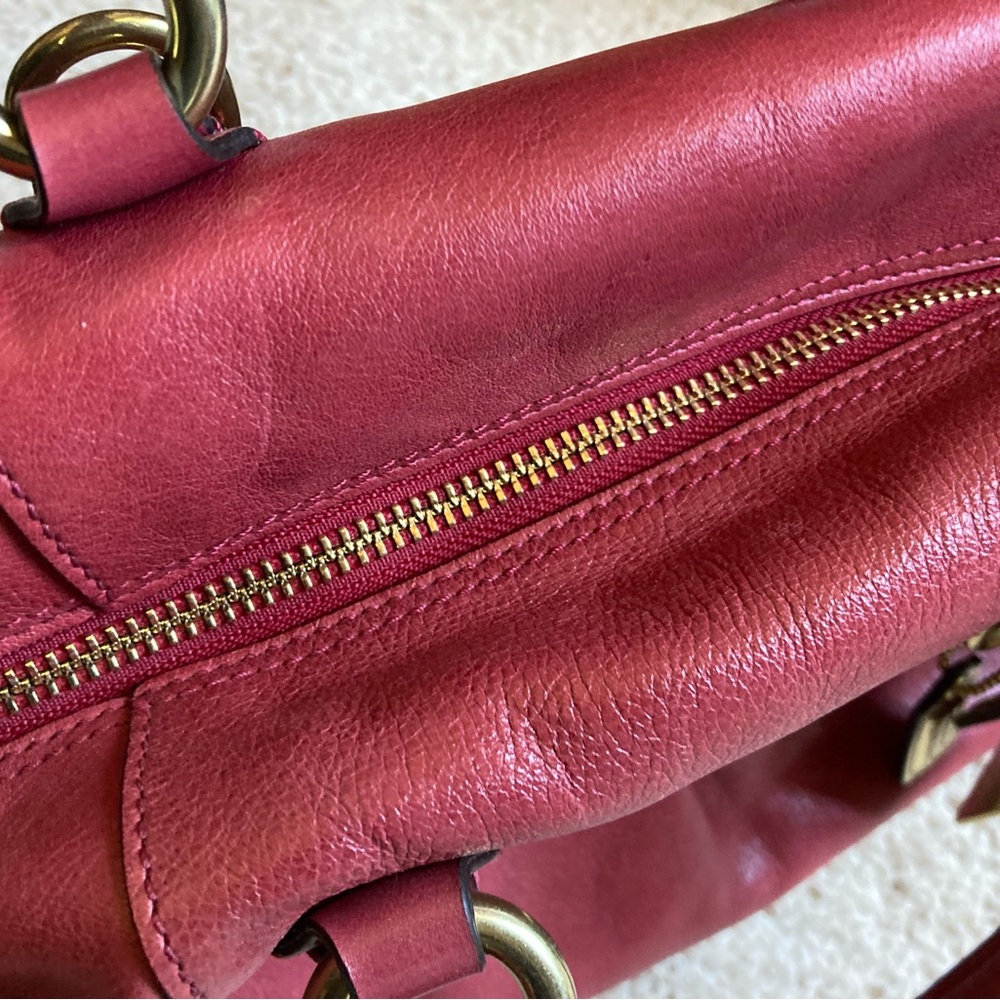 Coach Raspberry Hand Bag - New - Picture 11 of 11
